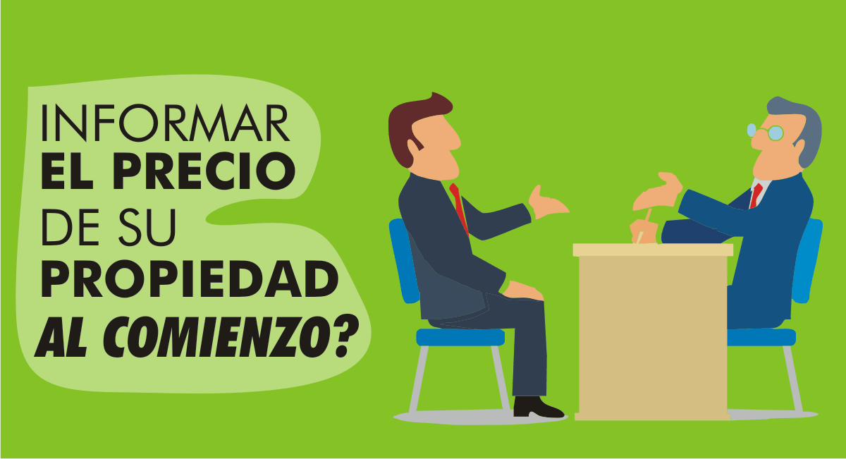 
Informar el Precio de su Propiedad al Comienzo?