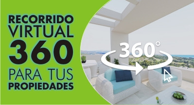 
Recorrido virtual 360 para tus propiedades