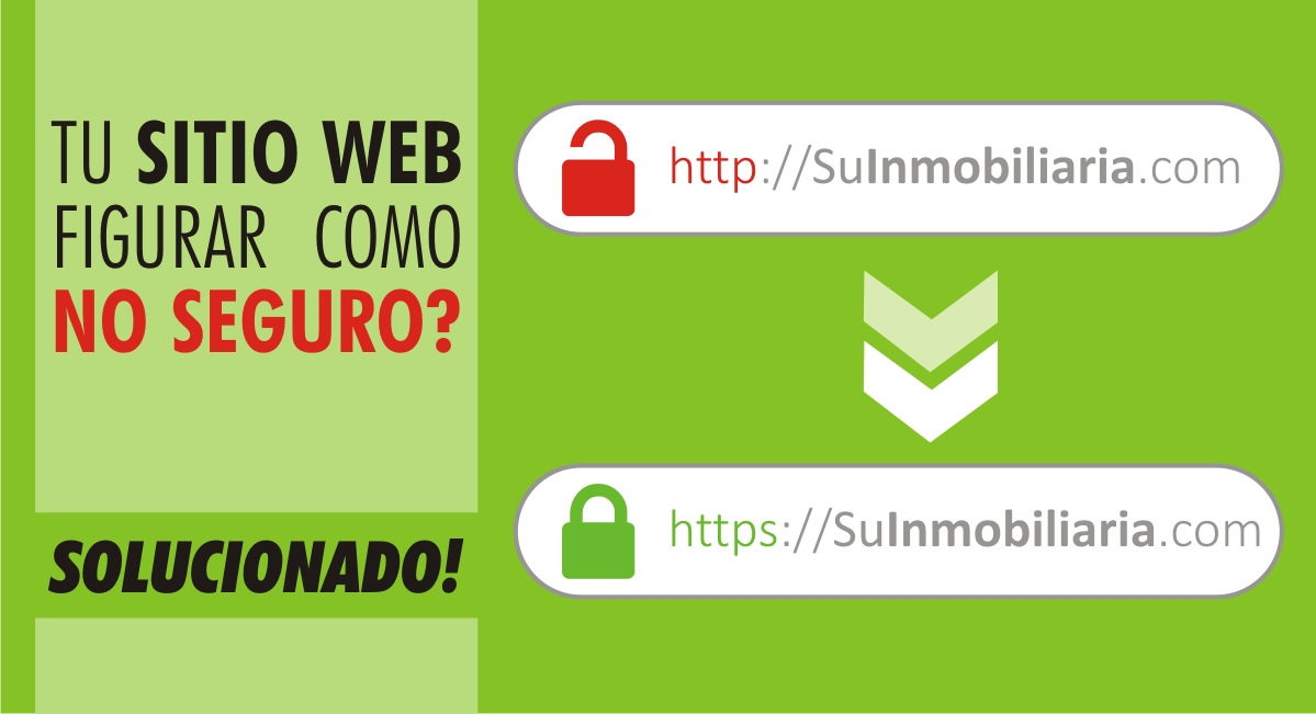 
Tu sitio figurar como NO SEGURO? Solucionado!