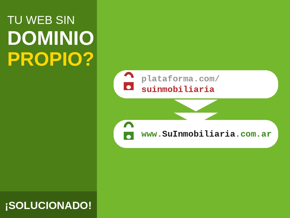 Tu Web sin Dominio Propio? Solucionado!